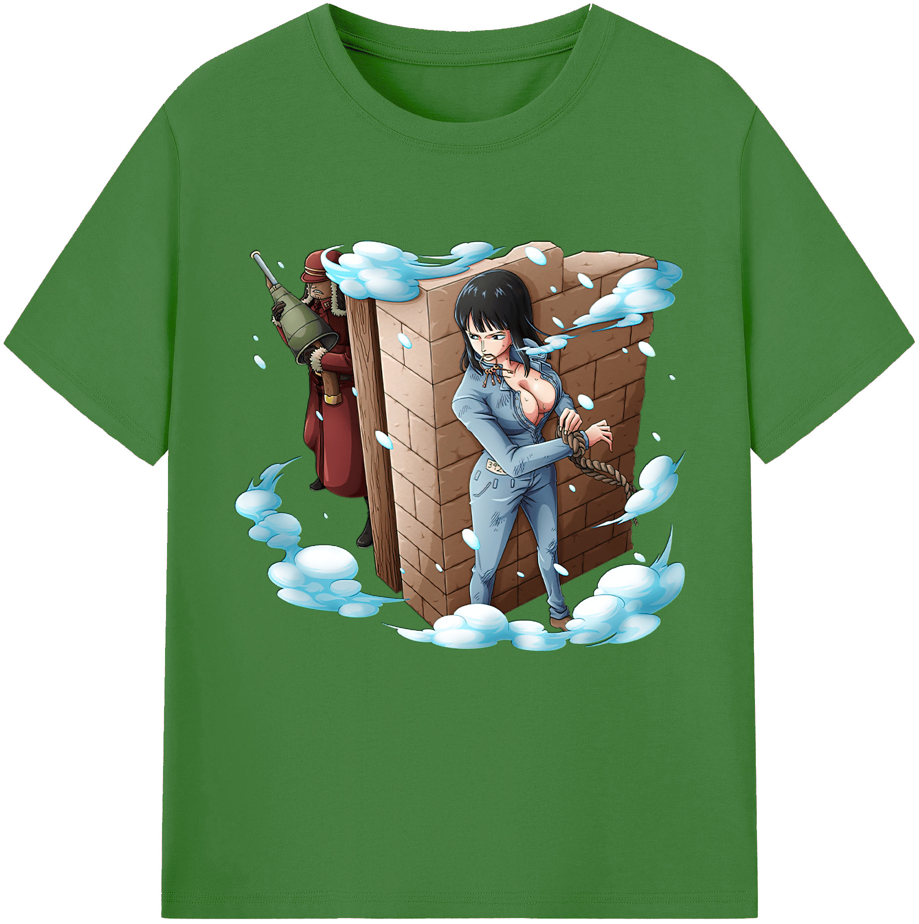 ワンピース ニコ・ロビン ONE PIECE Nico Robin レディースカジュアルプリントTシャツ（綿100％）
